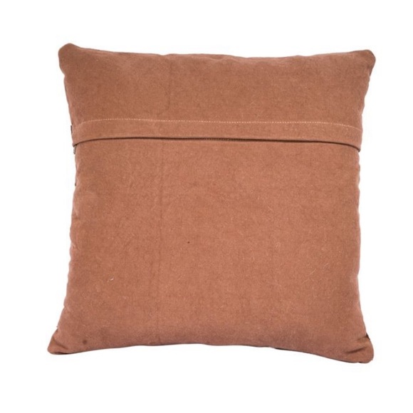 NWT Myra Cowhide Hairon Leather Cushion Pillow Cover - Picture 7 of 8